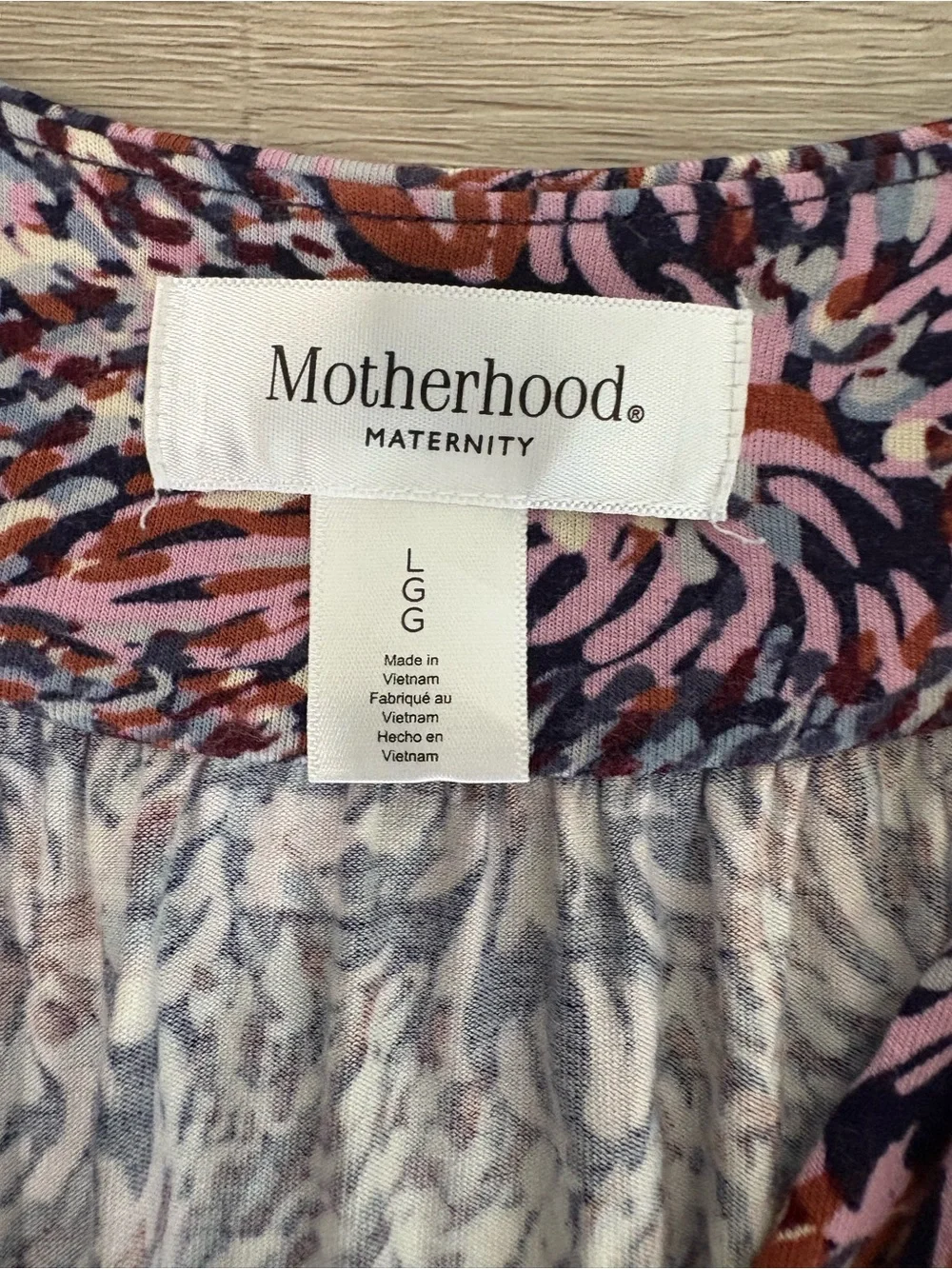 Motherhood Maternity  Sleeveless Floral Maxi Dress in Multi-Color